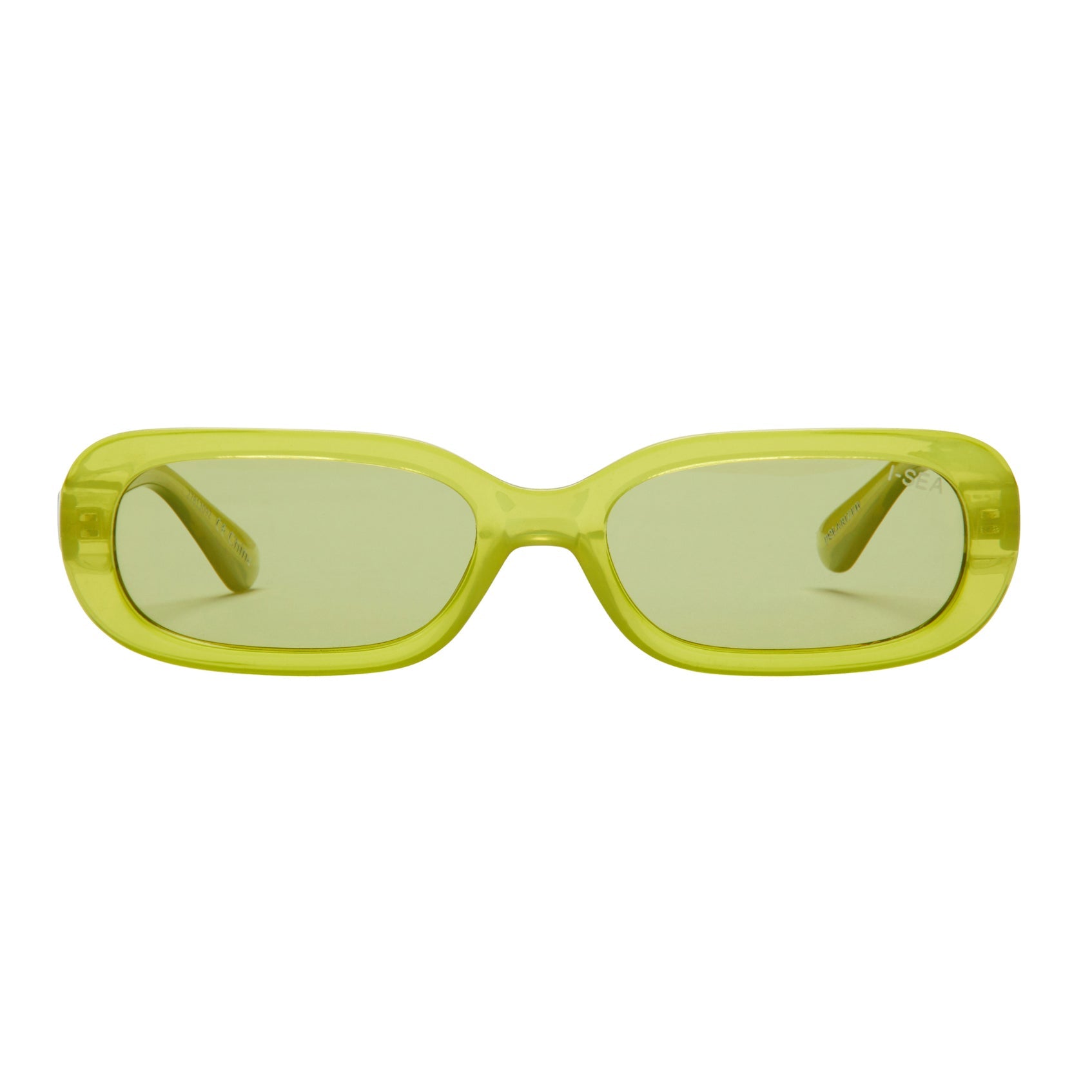 Yellow sunglasses with a white background.
AVOCADO / AVOCADO POLARIZED LENS