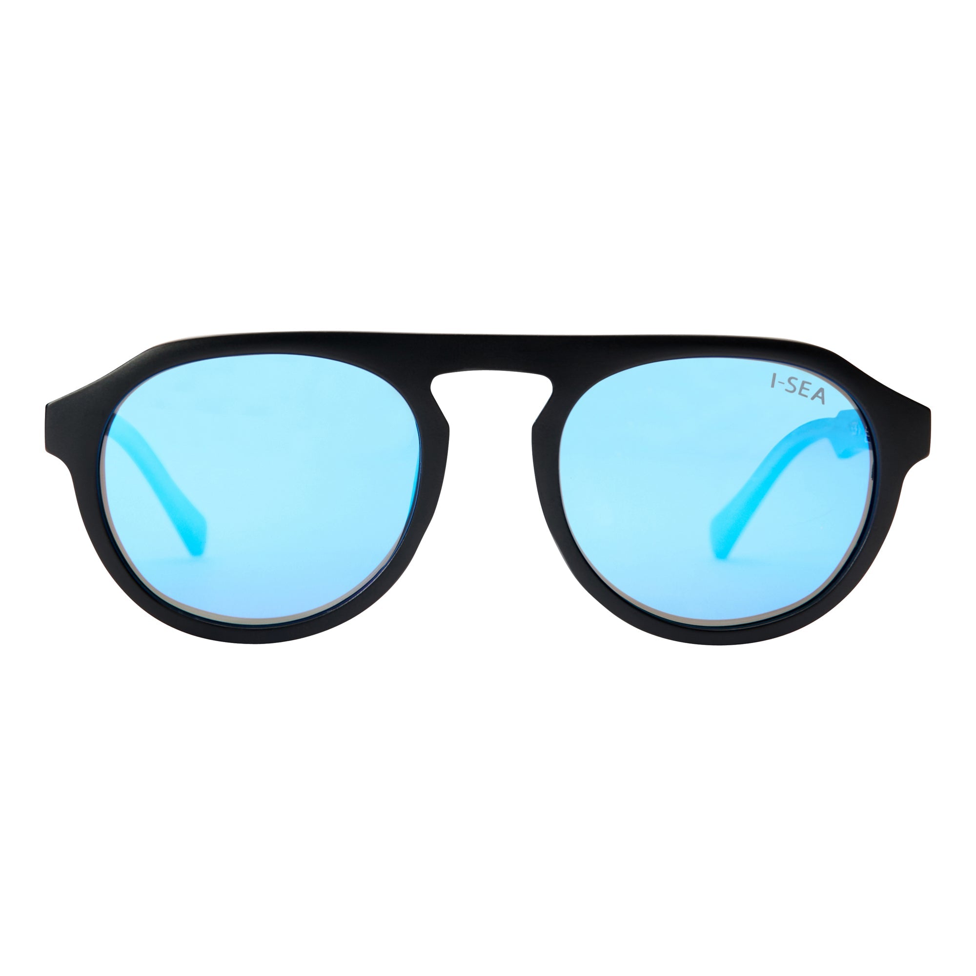 BLACK / BLUE MIRROR POLARIZED LENS