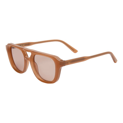 Brown sunglasses on a white background.
PROSECCO / MELON LENS