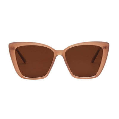 Brown sunglasses with a white background.
Taupe / Brown Polarized